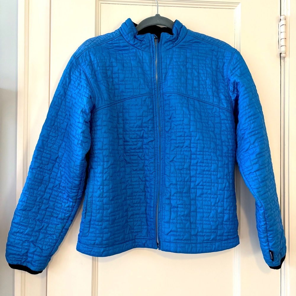 Obermeyer Juniors Size 18 Blue Quilted Jacket